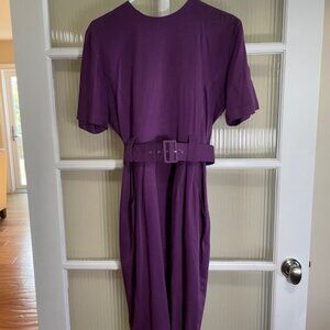 Women's Rabbit Rabbit Rabbit Dress Purple